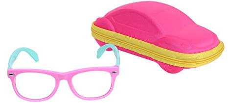 JoXiGo Kinder Blaulichtfilter Brille Computerbrille Gamingbrille Ohne Stärke UV Blockieren TR90 Rahmen Jungen & Mädchen Alter 2-6