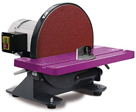 Optimum Tellerschleifmaschine OPTIgrind TS 305 (Schleiftisch neigbar, Motorleistung 900 W, 230 V, zur Oberflächenbearbeitung von Metallen, Fräsmaschinen) 3310305