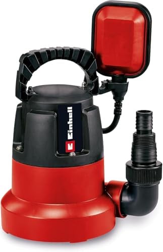 Einhell Tauchpumpe GC-SP 3580 LL (350 W, 8.000 Liter pro Stunde, flachabsaugend bis 1 mm, Pumpenstart ab 8 mm, integriertes Rückschlagventil)