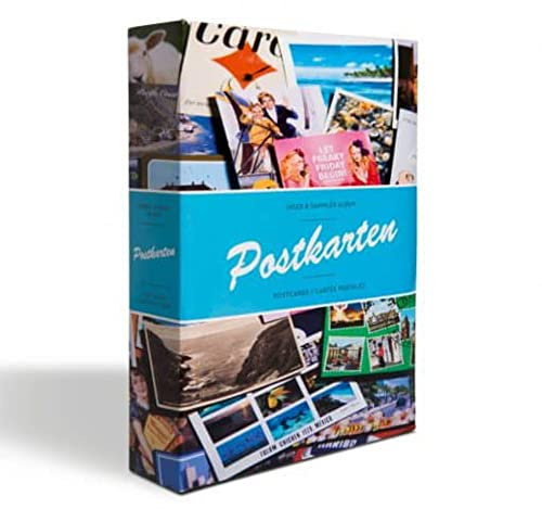 Leuchtturm 342620 Sammel-Album -Postkarten-Album für 200 Postkarten - 50 festeingebundene Hüllen
