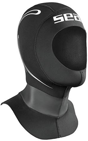 SEAC Tekno, Kofhaube für Neopren-Tauchanzüge, 5mm stark, mit Entlüftungslöchern, für Damen und Herren