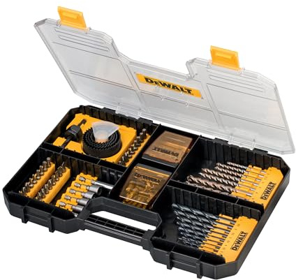 DEWALT 100-teiliges High Performance Bohr- und Schrauberbit-Set (kompatibel mit der Schublade der TSTAK-Box IV), DT71569-QZ