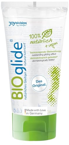 JOYDIVISION Original BIOglide neutral 150 ml | Befeuchtungs- und Pflegemittel 100% Natürlich & Vegan | Wasserbasiertes Gel | Wie ein Gleitgel | mit Latexkondo Men Kompatibel