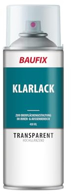 BAUFIX Klarlack Spray transparent, hochglänzend, 400 ml