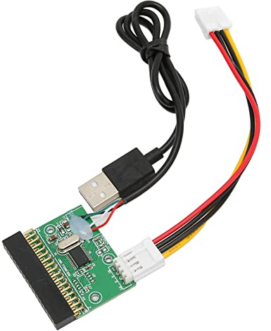 Sxhlseller 1,44 MB 3,5-Zoll-Diskettenlaufwerksanschluss, 34-Pin-auf-USB-Kabeladapter, PCB-Platine 34P auf USB-Kabeladapter, Plug-and-Play, für 1,44-MB-Diskettenlaufwerk