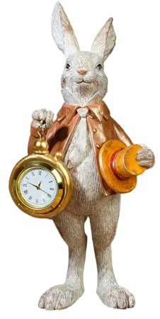 Beiykhera Osterhase Figuren Harz Osterhasen Für Osterdeko Harz Kaninchen Figur Tischdekor Modern Bunny Figuren Ornamente Hasenfiguren Ostern Geschenke Frühlingsdekoration Für Wohnzimmer Party Büro