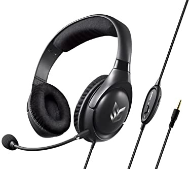Sound Blaster Blaze V2 Over-Ear-Gaming-Headset mit abnehmbarem Noise-Cancelling-Mikrofon, Lautstärke- und Mikrofon-Stummschaltung für PC/Mac/Konsolen