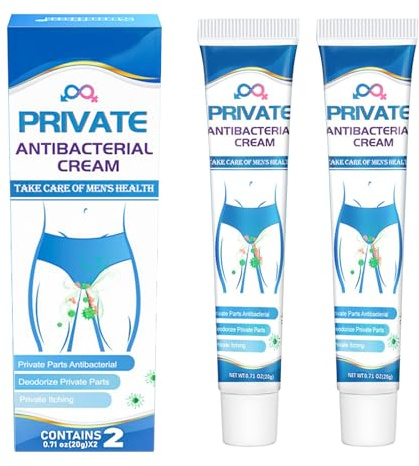 2 Stück Antibakterielle Intimcreme Gegen Juckreiz, Antimykotische Creme für Männer & Frauen, Intimpflege zur Schnellen Linderung & Geruchskontrolle