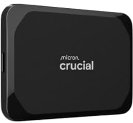 Crucial X9 1TB Externe SSD Festplatte, bis zu 1050MB/s, kompatibel mit PC, Mac und Spielekonsolen, Portable Solid State Drive, USB-C 3.2 - CT1000X9SSD902