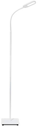 B.K.Licht - LED Stehlampe dimmbar, warmweiß bis kaltweiß einstellbar, Touch, Leselampe, Deko Wohnzimmer, Lampe, Deckenfluter, Bogenlampe, Standleuchte, Wohnzimmerlampe, 21x21x158,6 cm, Weiß