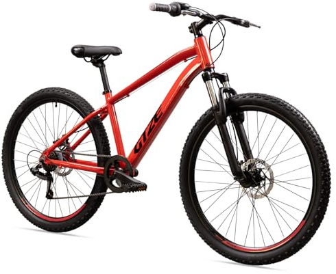 Goetze Sigma MTB Hardtail für Jugendliche | 26 Zoll Laufrad | 15 Zoll Aluminiumrahmen | 7-Gang Kettenschaltung mit Drehgriff | Scheibenbremsen | Federgabel mit 60 mm Federweg | 90% vormontiert