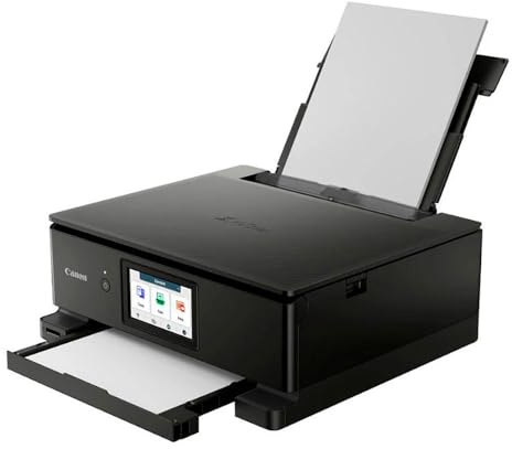 Canon PIXMA TS8750 WLAN Multifunktionsdrucker A4 Fotodrucker 6 Tinten | Multifunktionsdrucker mit Tintentank; WLAN AirPrint und Mopria, Canon PRINT App mit Cloud Link, randloser Fotodruck