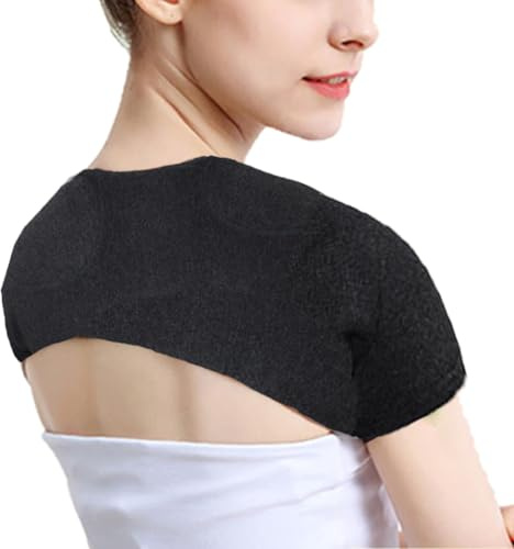 Schulterstütze Winter Schulterbandage Doppelte Schulterwärmer Verstellbar Schulter Unterstützung Bandage Sportverletzungen Schulterschutz Kompressionsunterstützung Gelenkschmerzen Schulterpolster