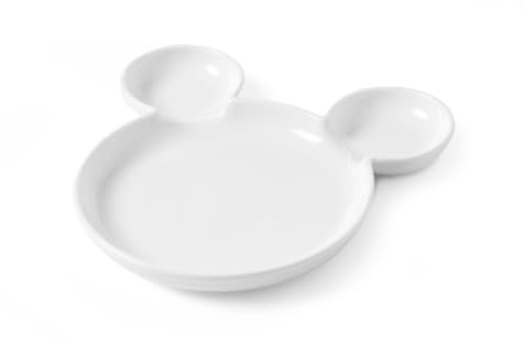 HENDI Kinder Teller, Bär, hochwertige Glasur, Hohe Schlag- und Verschleißfestigkeit, geeignet für Mikrowelle, Geschirrspüler, Kinderteller, ø190x(H) 27mm, Porzellan, Weiß