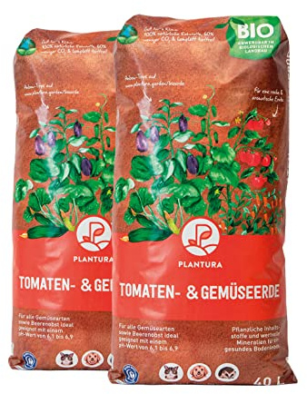 Plantura Bio-Tomaten- & Gemüseerde, torffrei & klimafreundlich, vorgedüngt, 80 L