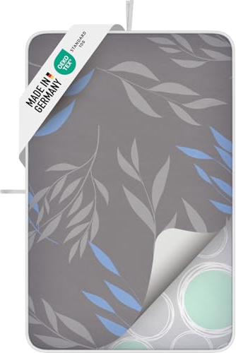 Super Soft Bügeldecke für Tisch hitzebeständig - 100x65cm - rutschfeste Bügelunterlage mit Feuchtigkeitsschutz für Dampfbügeleisen, Bügelmatte Made in Germany