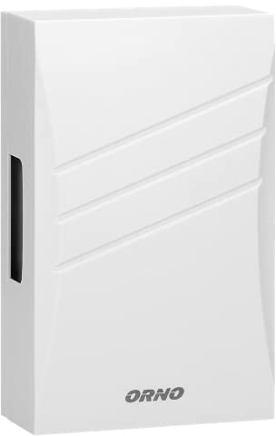 Orno DP-BD-157 BELIS Türklingel Kabelgebunden Mechanischer Gong mit eingebautem Transformator Zweiton IP 20 80dB Weiß 230V