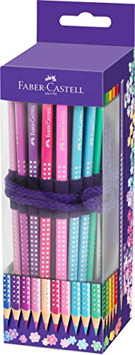 Faber-Castell 201738-21 Buntstifte Sparkle in hochwertiger Stifterolle