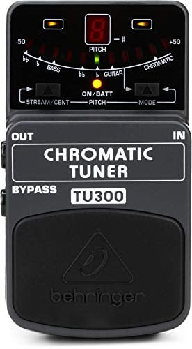 Behringer CHROMATIC TUNER TU300 Ultimatives Stimmgerät für Gitarre/Bass