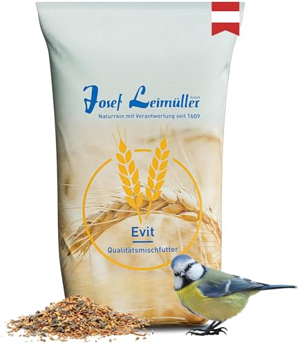 Leimüller Vogelfutter Sommer Spezial 25kg - Wildvogelfutter Sommer mit Mehlwürmer & Sonnenblumenkerne - Ganzjahresfutter Streufutter für Wildvögel, Meisen & Rotkehlchen