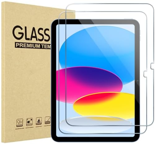 ProCase 2 Stück 9H Schutzglas iPad 10,9 Zoll 10.Gen/iPad 11 Zoll A16 | Kratzfest & ölabweisend, kristallklare Sicht, stiftgeeignete Oberfläche