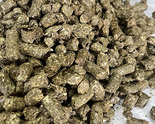 OrganicPearl Strohpellets | Einstreu halbfest gepresst, im Jutesack 8mm, 17kg
