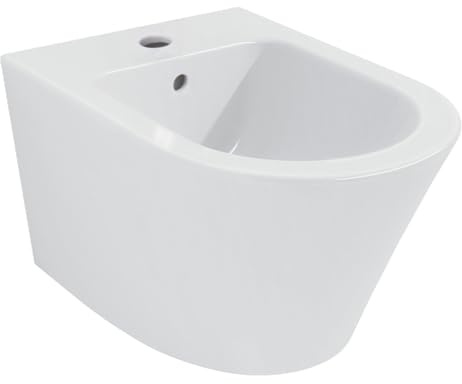 Wand Bidet mit verdeckter Befestigung/weiß/Top Design/wandhängend / + Fischer Befestigung