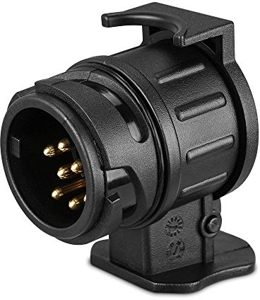 HEQUN Anhänger Adapter für PKW, 13 Polig auf 7 Polig (Adapter/Anhängerkupplung von 13-Pin Auto auf 7-Pin Anhänger)