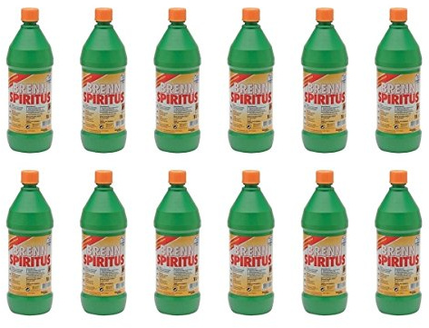 ROBBYROB Brennspiritus - Alleskönner für Haushalt, Freizeit, Auto & Handwerk (12000 ml)