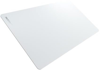 Gamegenic, Prime Playmat White, Zubehör | Spielmatte in Standardgröße: 61 x 35 cm, Dicke: 2 mm, Farbe: Weiß