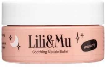Lili&Mu Brustwarzensalbe Hypoallergen 25 ml - 100% Natürlich ohne Lanolin - Wundsalbe Schnelle Linderung bei wunden Brustwarzen, Brustwarzen Creme Dermatologisch Getestet, Brustwarzencreme Stillen