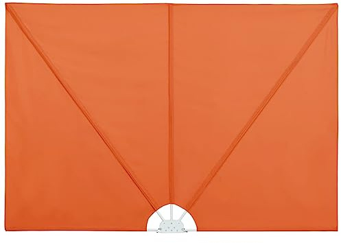 vidaXL Seitenfächer Terrasse 300x150cm Terrakotta Balkonfächer Seitenmarkise