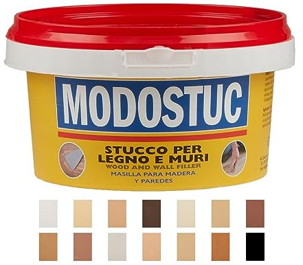 Original MODOSTUC Holzkitt 5kg Helle Kiefer Gebrauchsfertige Füllmasse für Holz & Wand, Holz-Spachtelmasse, Ideal zum Reparieren von Holzschäden