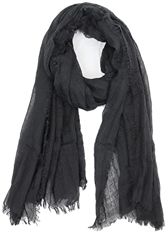 Van Der Rich ® - Schal mit fein gekreppter Oberfläche für Damen und Herren