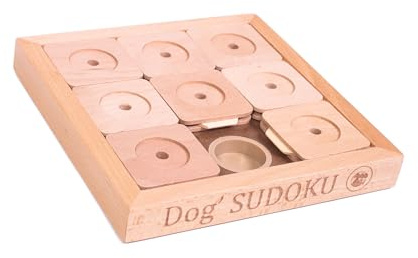 My Intelligent Dogs Interaktives Hundespielzeug Intelligenz, Hundepuzzle - Intelligenzspielzeug für Hunde Mentalen Auslastung - Interaktives Spielzeug Hund, Denkspiele für Hunde Sudoku S Expert