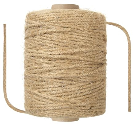 NorthPada Juteschnur 3 mm x 100 Meter, Hanfseil Sisal Kordelband für Garten, Pflanz, Kunsthandwerk, Paket, Bindung, Katzenkratzer