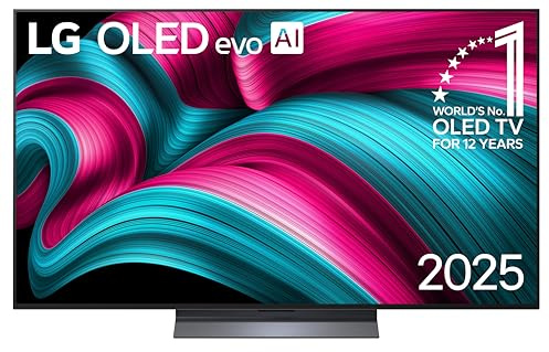 LG OLED48C54LA TV 48 Zoll (121 cm) 4K OLED evo AI TV (α9 Gen8 4K AI Prozessor, webOS 25, 120Hz (VRR bis zu 144Hz)) [Modelljahr 2025] [Energieklasse G]