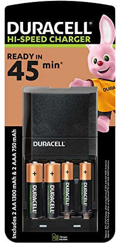 Duracell 45 Minuten Batterieladegerät, 1 Stck.