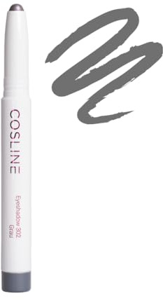 COSLINE Eyeshadow Grau 302, Lidschattenstift, Langanhaltend, Cremig, Matt