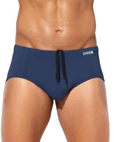 Casey Kevin Badeslip Herren Badehose Kurz Eng Mit Tunnelzug Men Swim Briefs Für Strand Pool Sport Swimming Slip