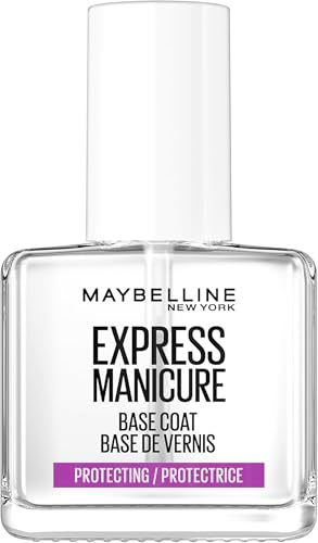 Maybelline New York Nagellack, Transparenter Unterlack, Super Stay Strength & Protecting Base Coat, 12 ml