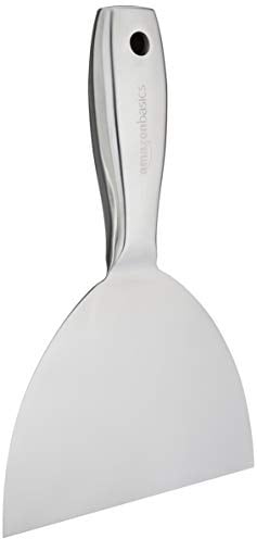 Amazon Basics Spachtelmesser aus Edelstahl, 15.24 cm, mit flexibler Klinge und schlagfestem Griff
