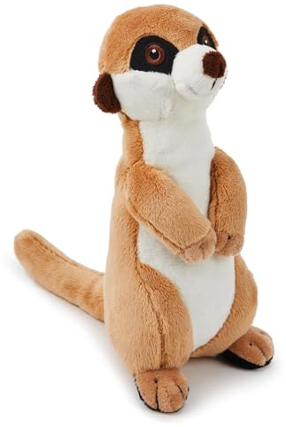 Zappi Co Erdmännchen 20 cm Plüschtier Realistisches Weiches Kuscheltier, Detailliert & Lebensecht, Spaß für Spiel & Ausstellung, Auf TikTok vorgestellt (20cm Länge)