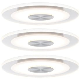 Paulmann Premium LED Einbauleuchte Whirl Set 3x4,9W 3000K Alu