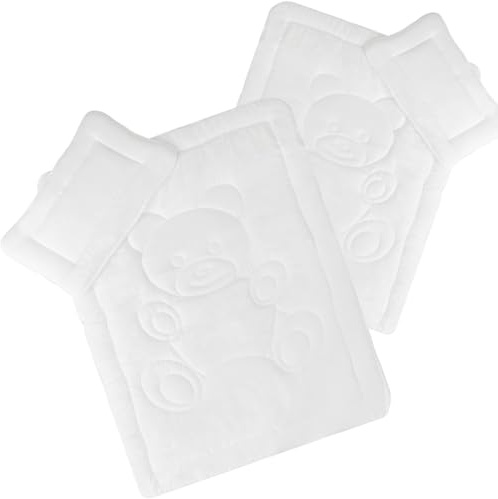 NYVI Kinderbetten Set Junior Plus 4-teilig - Kinderbettdecke 100x135 cm und Kopfkissen 40x60 cm - Kindersteppbett und Kissen - Bettdecken Set Kinder Baby - Schadstoffgeprüft nach Öko-Tex 100