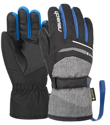 Reusch Gore-TEX Skihandschuhe für Kinder | warm, wasserdicht & atmungsaktiv | winddichte Winterhandschuhe mit Klettverschluss, für Freizeit & Ski, Größe 3,5-7, Bolt GORE-TEX Junior