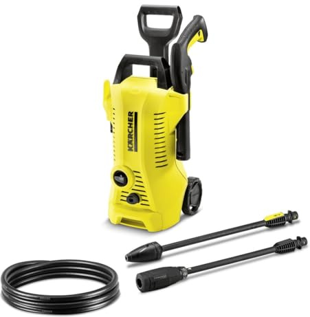 Kärcher Hochdruckreiniger K 2 Power Control: Clevere App-Unterstützung - die praktische Lösung für alltägliche Verschmutzungen, Gelb/Schwarz