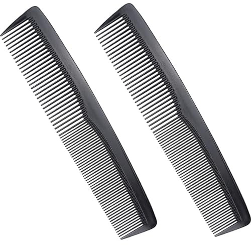 2 Stück Haarkamm,Kamm Männer,Hair Comb,Herren Kamm,Haarkamm Männer,18.7cm | Friseur, Friseur und Haus, große + feine Zähne