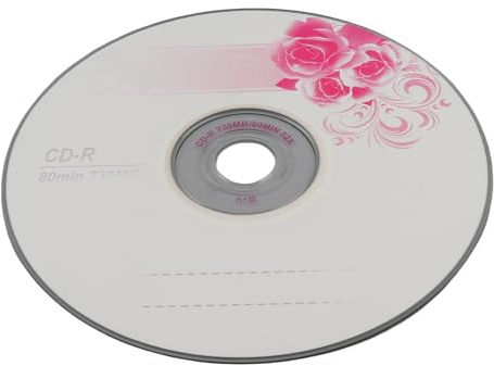 Schwarze CD-R 52X 700 MB Leere Beschreibbare Discs, CD-R-Musik-Rohlinge für für für für für , Leere Beschreibbare Audio-Discs, Geschenke (10 Stück)