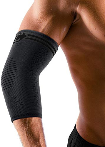 CAMBIVO Ellenbogenbandage x2, Tennisarm bandage für Damen Herren, Bandage ellenbogen, Ellenbogenschoner für Sport, Golferarm und Tennisarm